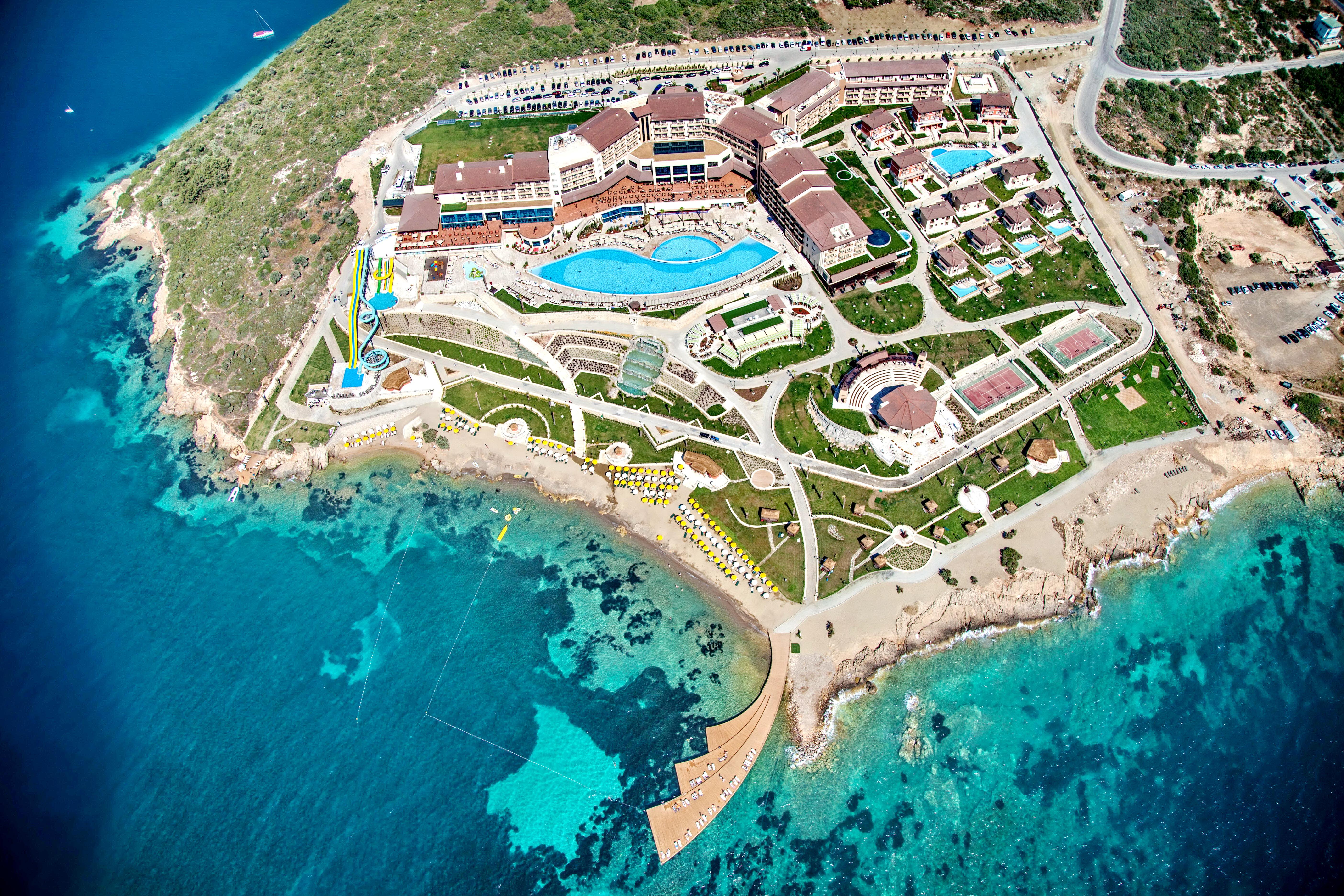 Royal Teos Thermal Resort Clinic & Spa - Halal Hotel Seferihisar Exterior photo